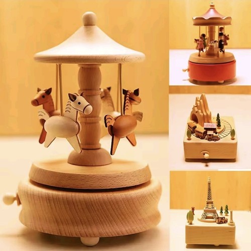 Wooden carousel music - wooden,
