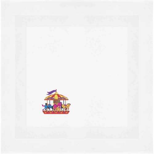 Merry round napkin - round', /