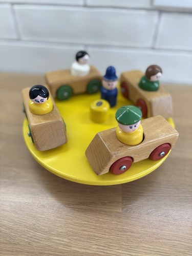 Vintage escor wooden toy merry - vintage,