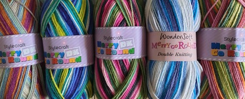 100g balls stylecraft merry - balls, go