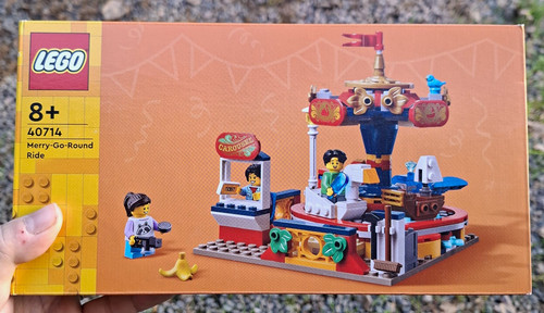 Lego merry round ride - lego, merry-go-round