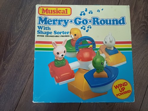Vintage musical merry round - merry, go