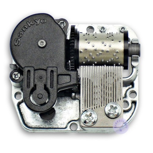 Music box parts mechanism grey - mechanism,