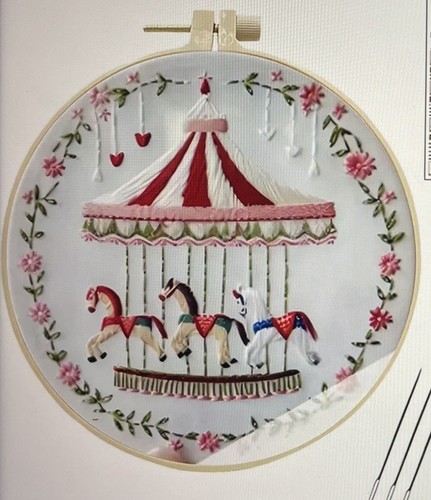 Embroidery kit delightful - kit,