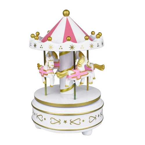 Plastic carousel horse - plastic, 4